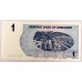 ZIMBABWE 2007 . ONE 1 DOLLAR BANKNOTE